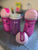Chicco set of 3 cups with straws