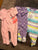 Lot of carters fleece footed pajamas all size 3m  3 Months