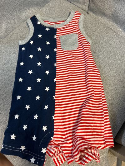 Carters Flag Onesie 12 Months