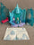 Mattel Disney frozen lights up! Elsas magical lights palace retails 50! All parts!
