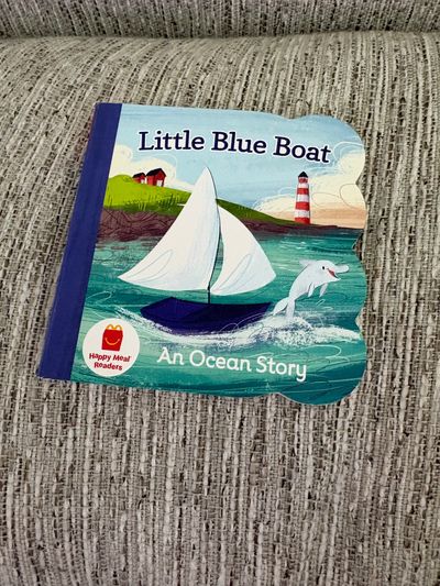 Unknown Little blue boat