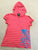 Bobby jack girls Pink striped shirt 10-12