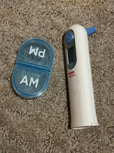 Thermometer and pill case Thermometer and pill case