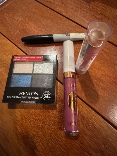 Brand new Revlon for eyeshadow, palette, and Wet and wild rose lipstick and essence lip loss