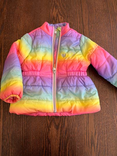 Rainbow coat  2T