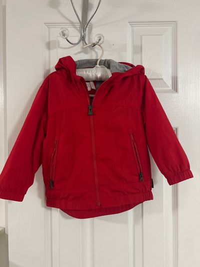 Gap baby Red windbreaker jacket 18-24 Months