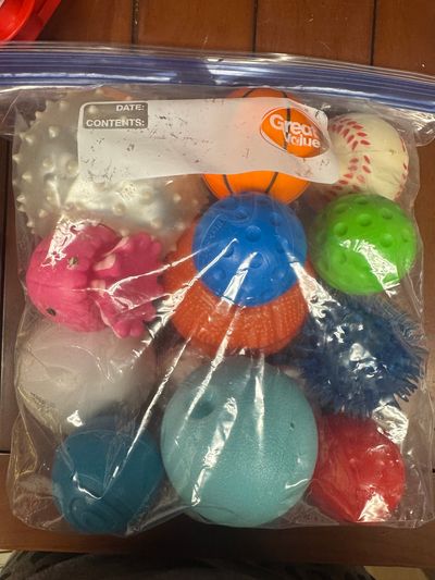 Bag of different size balls Bag of different size balls