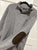 Chaps Gray sweater - brown leather patches on elbows Men's - L