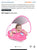 Laycol Pink baby swim float with canopy 0-3 Months