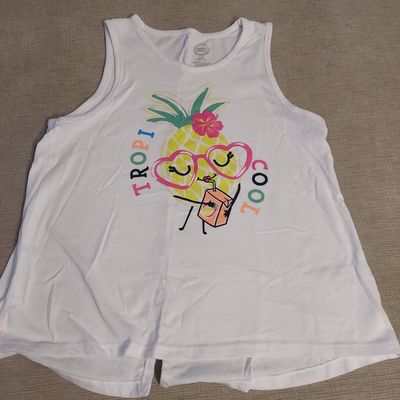 Wonder nation White tropi cool tank 10-12