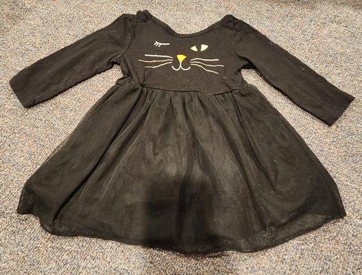 Carter's Halloween Dress with tulle o erlay 6 Months