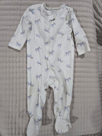 Carters Zip Onsie 6 Months