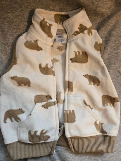 Carters Top - fleece vest 9 Months