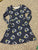 Wonder nation Navy blue long sleeve heart dress 7-8