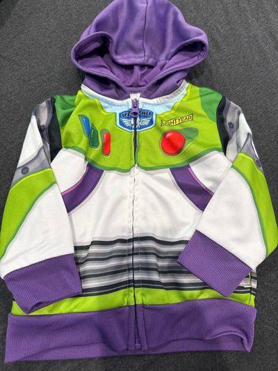 Toy Story Buzz Lightyear zip up Zip up hooded sweatshirt 18 Months