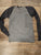 Hanes 2 toned Gray long sleeved shirt Men's - M