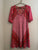 Reborn Red Silky Feel Dress Women's - M