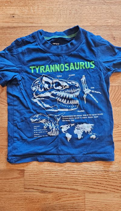Carter's Like new educational T-Rex graphic Tshirt 2T