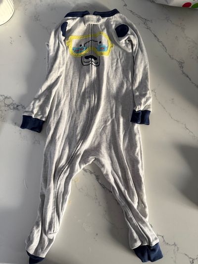 Carter's Polar bear footless pjs 24 Months