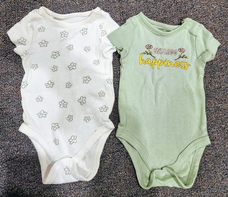 LC Waikiki 2 short sleeve onesis 0-3 Months