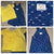2piece Yellow shirt with blue overalls 6 Months