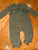 Seven for all Mankind Super soft sage green one piece ruffle outfit 3-6 Months