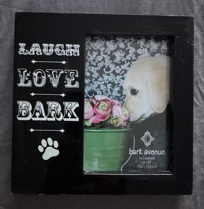 Bark Avenue 4x6 Dog Live Love Laugh Frame