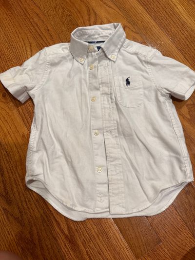 Polo Ralph Lauren Short sleeve white button down 2T