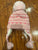 Nicole Miller Pink heart Pom hat with ear flaps 6-9mo Infant (0-2 yrs)