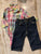 Button down and jeans  12 Months