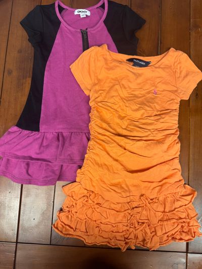 DKNY and Ralph Lauren dresses.DKNy has small stain DKNY and Ralph Lauren dresses.DKNy has small stain 3T