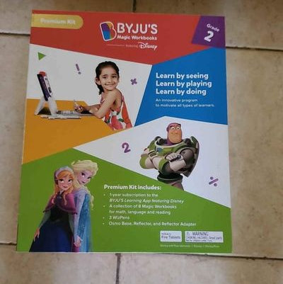 Brand New BYJU's Premium Magic Workbooks Comes  with Osmo Baset-  fire tablet not incl- 2nd grade
