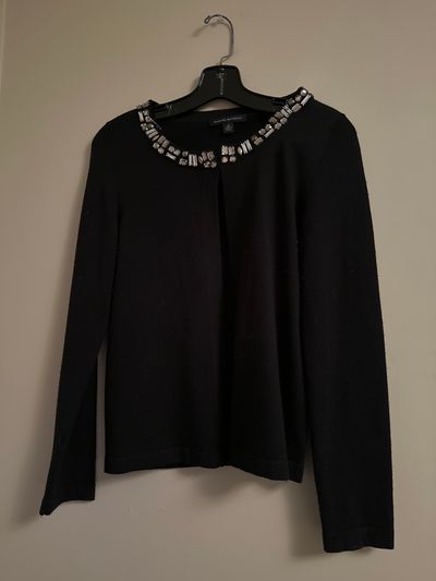 Banana Republic Black Jewel Cardigan Women's - M
