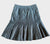 Loft  2P Grey herringbone pleated skirt Women's 2