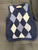 H&M Argyle navy sweater vest 24 Months
