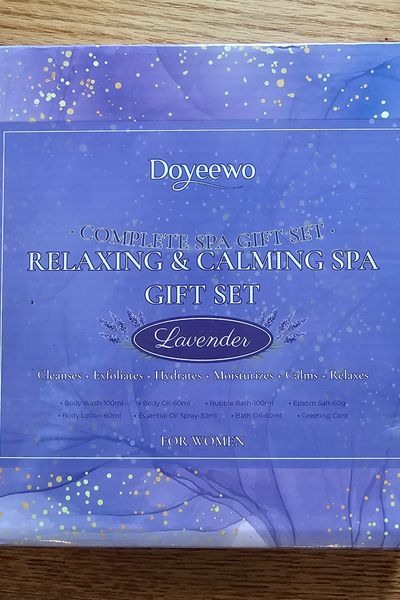 Lavender Relaxing and Calming SPA Set body oil/bubble bath/Epsom Salt/lotion/Essential oil/bath oil/