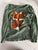 Children's place Green long sleeve fox shirt 5T
