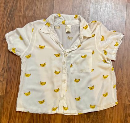 Japna White down with bananas Women's - S