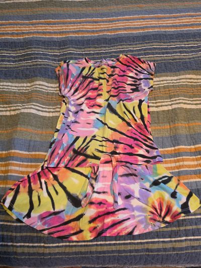 Childrens Place Size 5/6 Two Piece Tie Dye Skort Set 6T/6