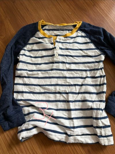 Carters Ls stripe shirt 3T