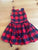 Carters Buffalo check red dress 4T
