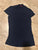 Dark blue top with high neck  Women's - XS
