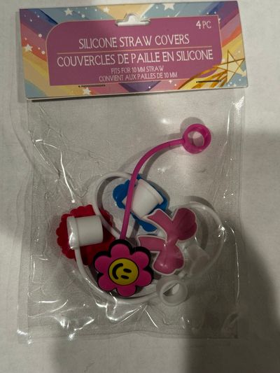 Brand New Silicone Straw Covers Brand New Silicone Straw Covers
