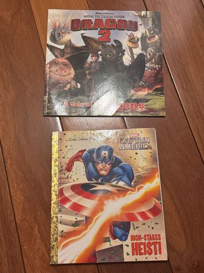 Captain America and dragon two book