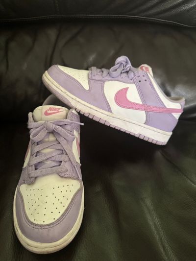 Nike Nike Dunk Low GS Lilac Bloom-Purple 6 (Big Kid)