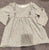H&M Sage/Gray long sleeve dress 9-12 Months