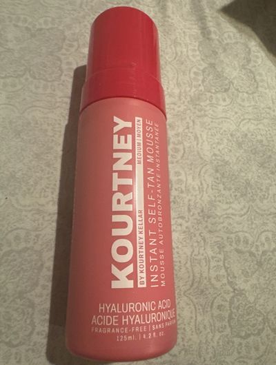 : New Kourtney Instant Self Tan Mousse, Medium