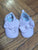 Carters girls pink bow suede shoes sz 0-3 mths  0 (Infant Shoe)