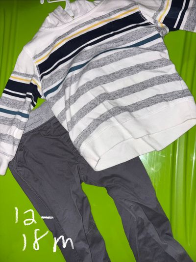 Koala kids Thin hooded shirt and pants 12-18 Months
