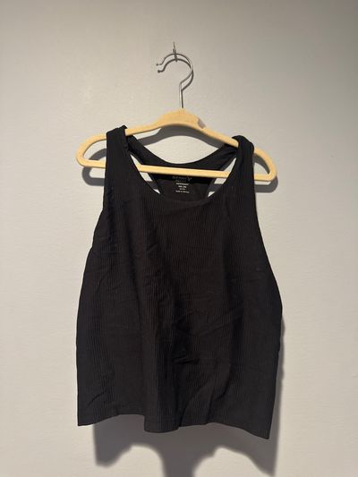 Old Navy size XXL 18/20 Long black sports bra 14-16